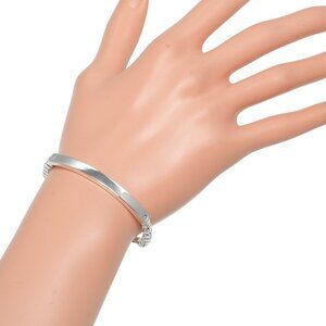 TIFFANY&Co. Venetian ID Bracelet Wrist Size6.4" Silver925 18.2g Women